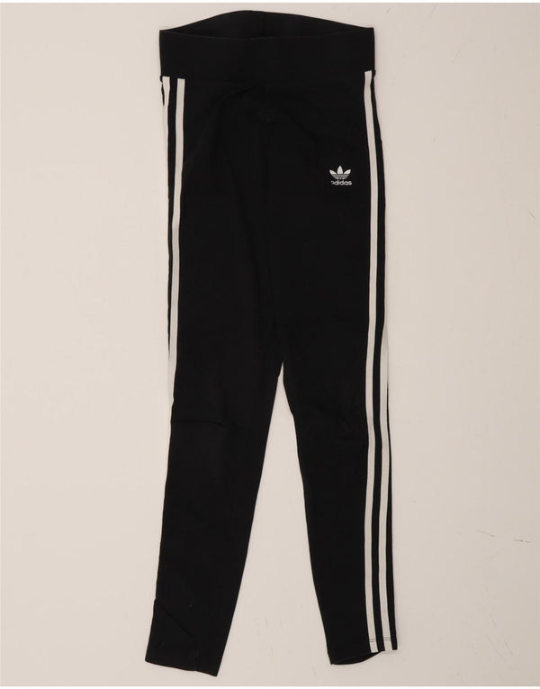Adidas ženske tajice UK 6 XS crni pamuk