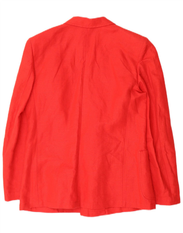 Vintage ženski sako s dvostrukim kopčanjem IT 46 Large Red Lan