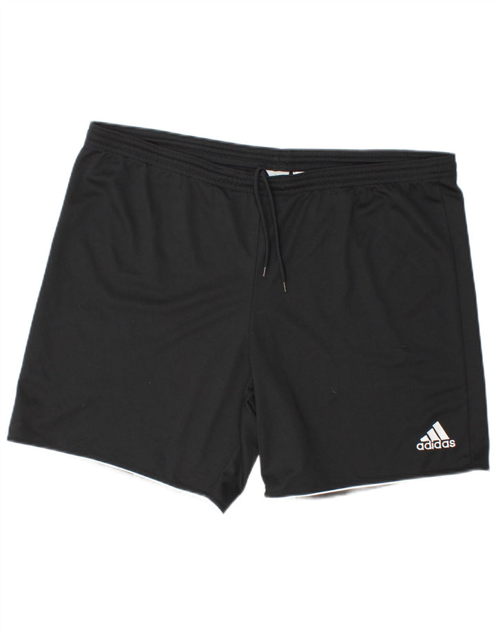 Adidas muške sportske kratke hlače Climalite, veliki crni poliester