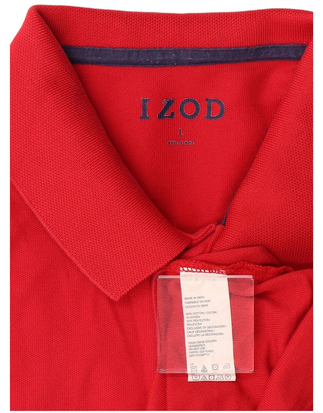 Izod muška polo majica standardnog kroja, veliki crveni pamuk