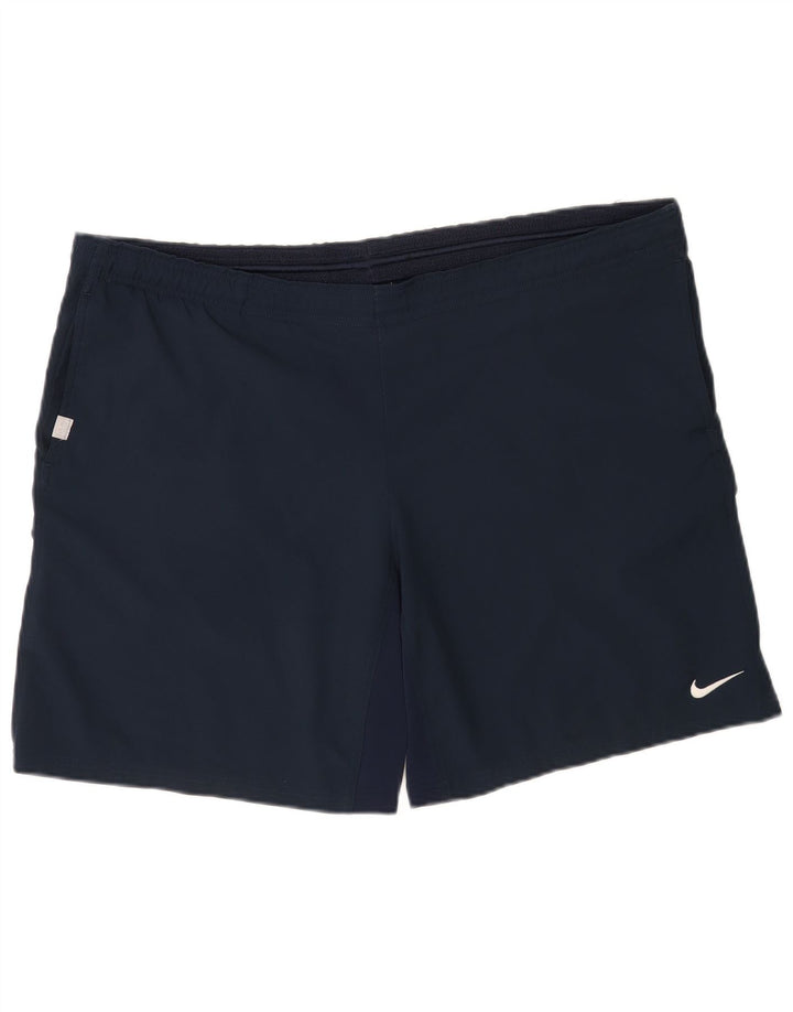 Nike muške Dri Fit sportske kratke hlače XL tamnoplavi poliester