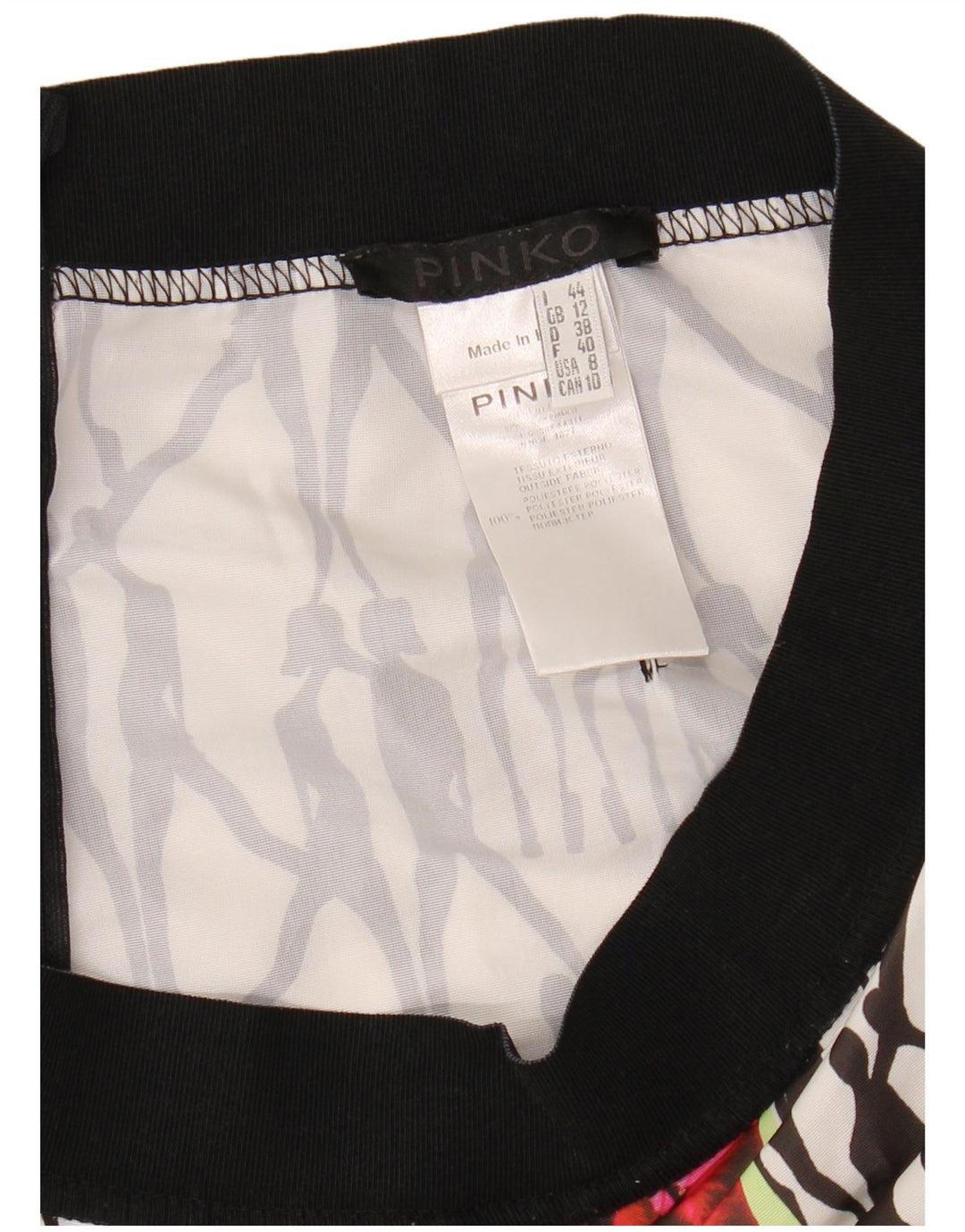 Pinko Womens Mini Skirt UK 12 Medium W28 Multicoloured Floral Polyester