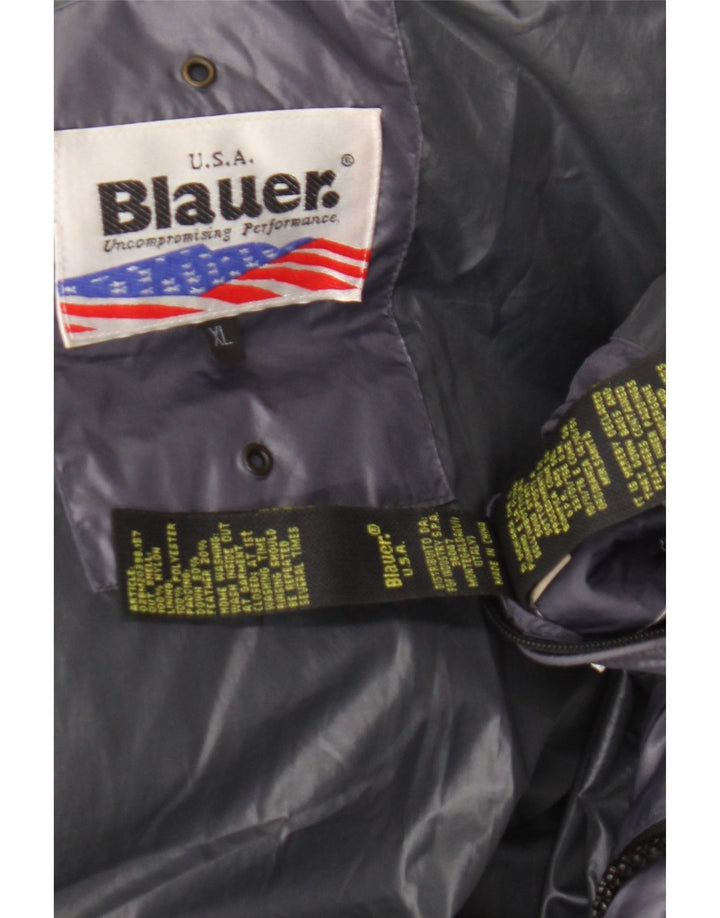 Blauer ženska podstavljena jakna UK 18 XL ljubičasti najlon
