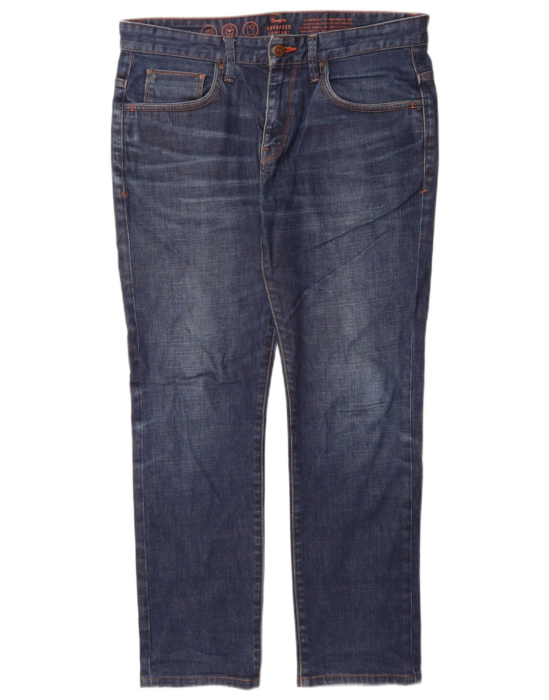 Wrangler muške ravne traperice W32 L30 tamnoplave