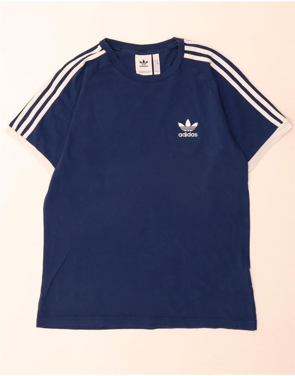 Adidas muška majica kratkih rukava srednje tamnoplavi pamuk