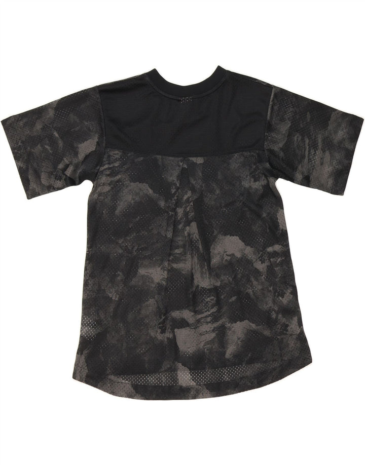 NIKE Mens Graphic T-Shirt Top Small Black Camouflage Polyester Vintage Nike and Second-Hand Nike from Messina Hembry 