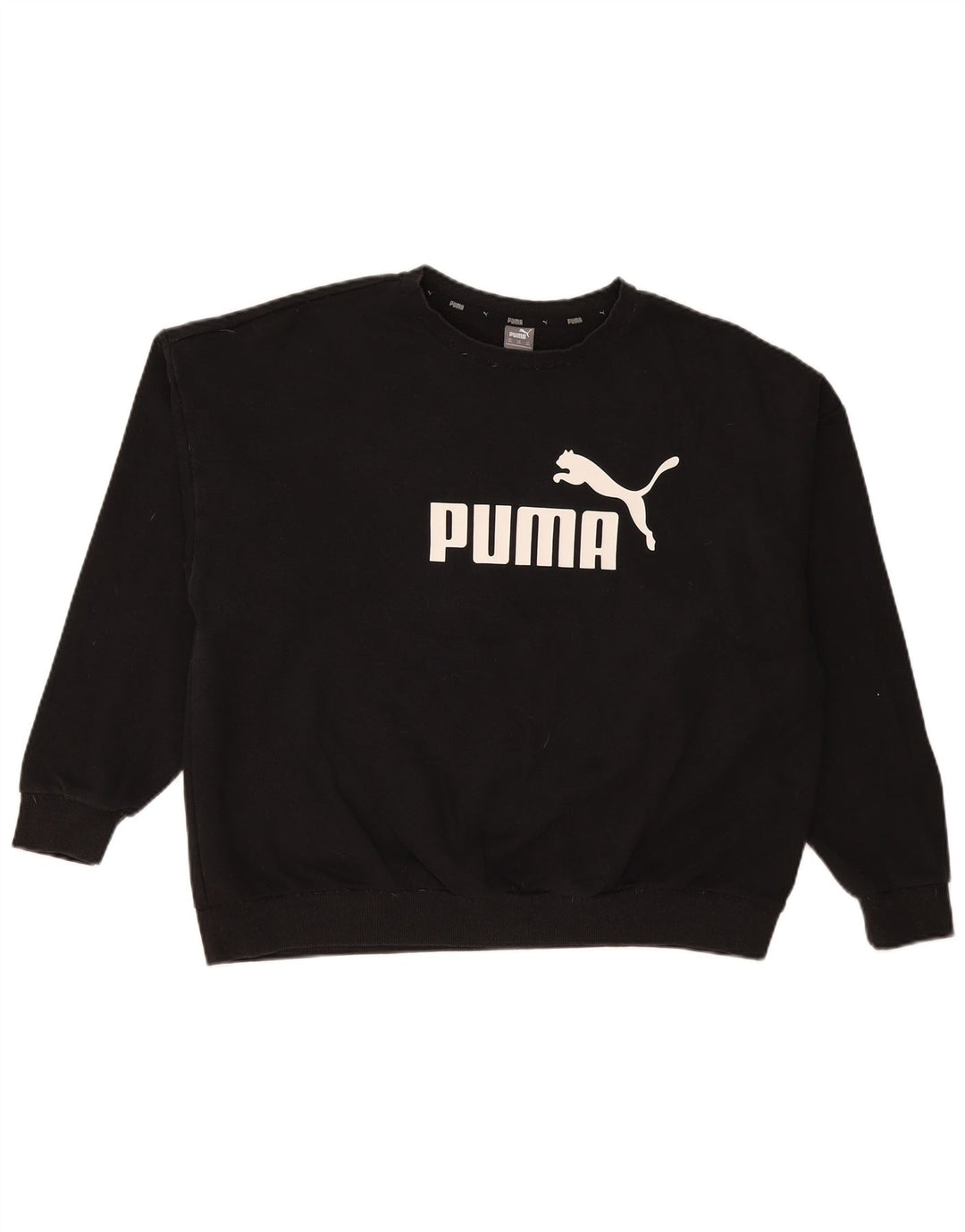 Puma muški džemper s grafičkim motivima 3XL crni pamuk