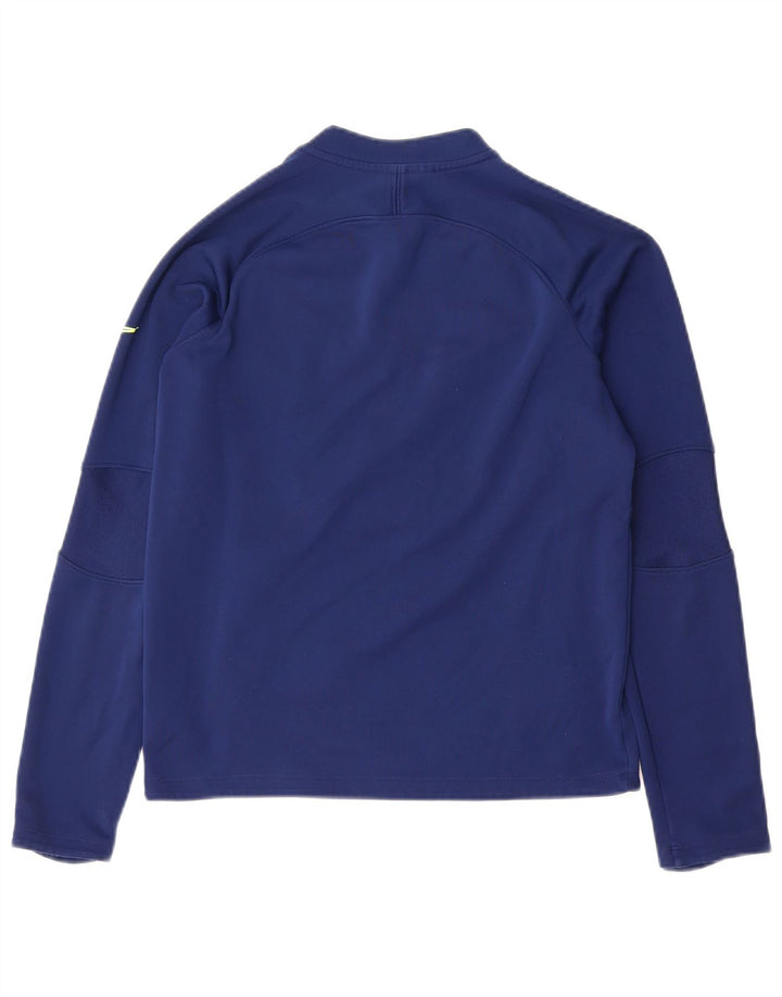 Nike Boys Therma-Fit Pullover Trenirka Top 12-13 Year Large Navy Blue