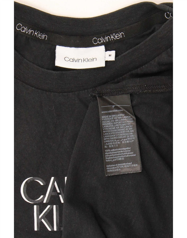 Calvin Klein muška grafička majica kratkih rukava Srednji crni pamuk