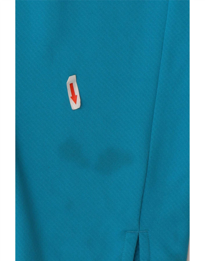 Nike Dri Fit majica s patentnim izrezom i gornji dio trenirke XL plave boje