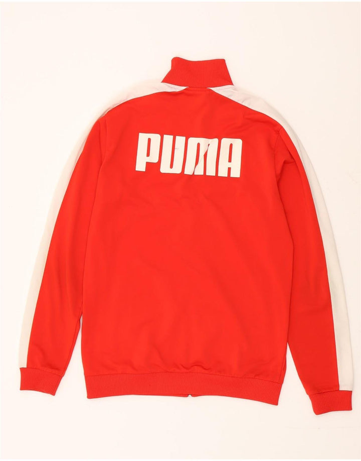 Gornja jakna trenirke Puma Boys Graphic 15-16 Years Red Colourblock