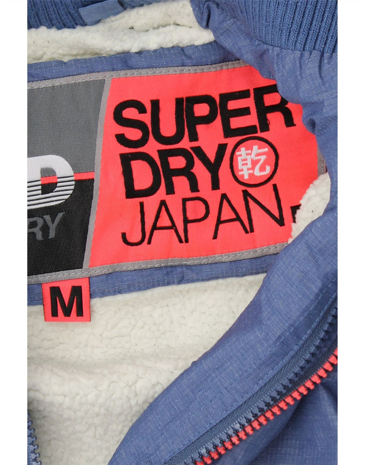 SUPERDRY ženska jakna s kapuljačom s grafičkim motivima UK 14 srednje plava