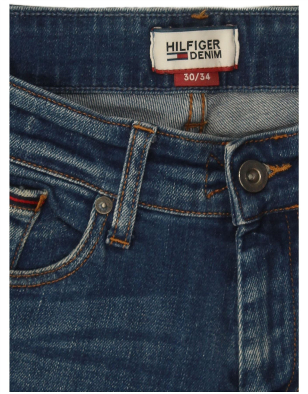 Tommy Hilfiger Muške uske traperice W30 L34 Plave