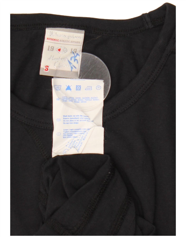 CHAMPION Ženska majica kratkih rukava Heritage Classics Graphic Top UK 10 Small Black