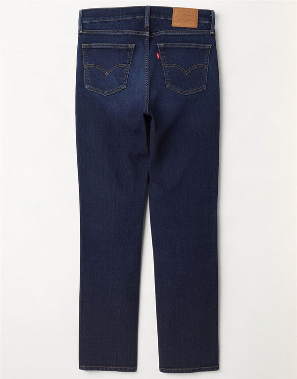 Levi's ženske ravne traperice visokog struka 724 W28 L32 tamnoplavi pamuk