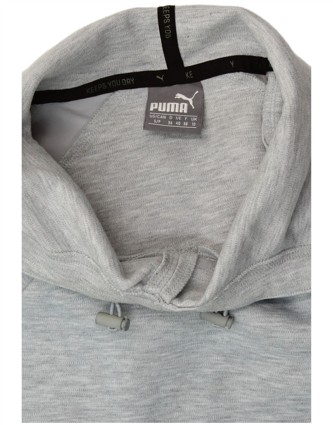 PUMA Ženska majica s kapuljačom UK 10 Mala siva
