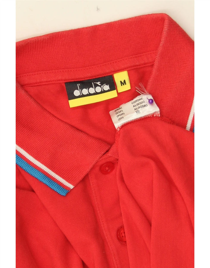 DIADORA muška polo majica srednje crvene pruge, pamuk