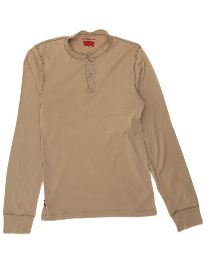 Levi's muška majica dugih rukava srednje bež boje