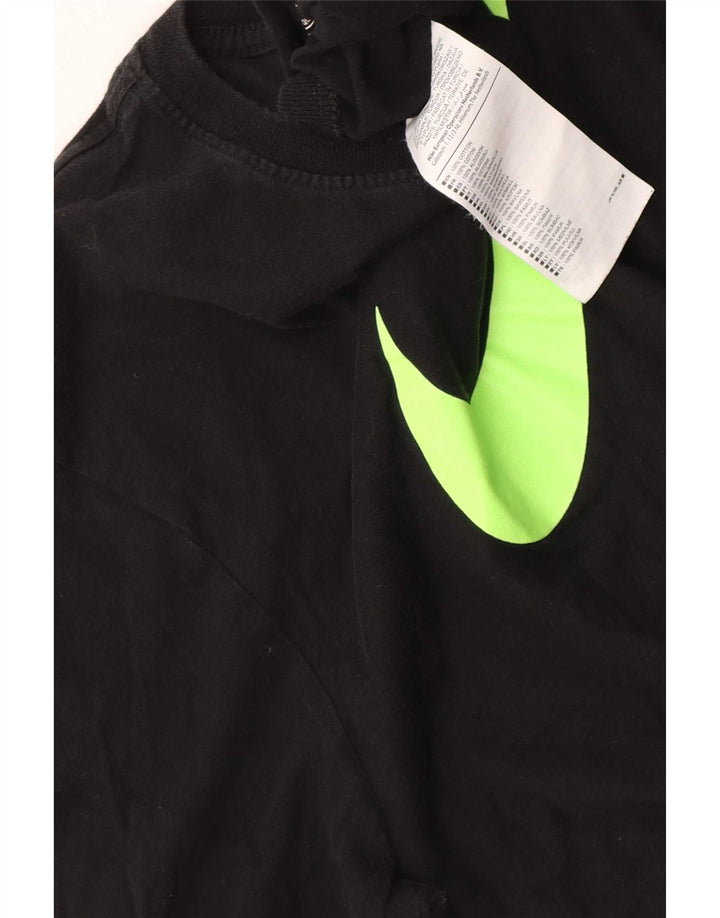 Nike muška sportska majica s dugim rukavima, srednje crni pamuk