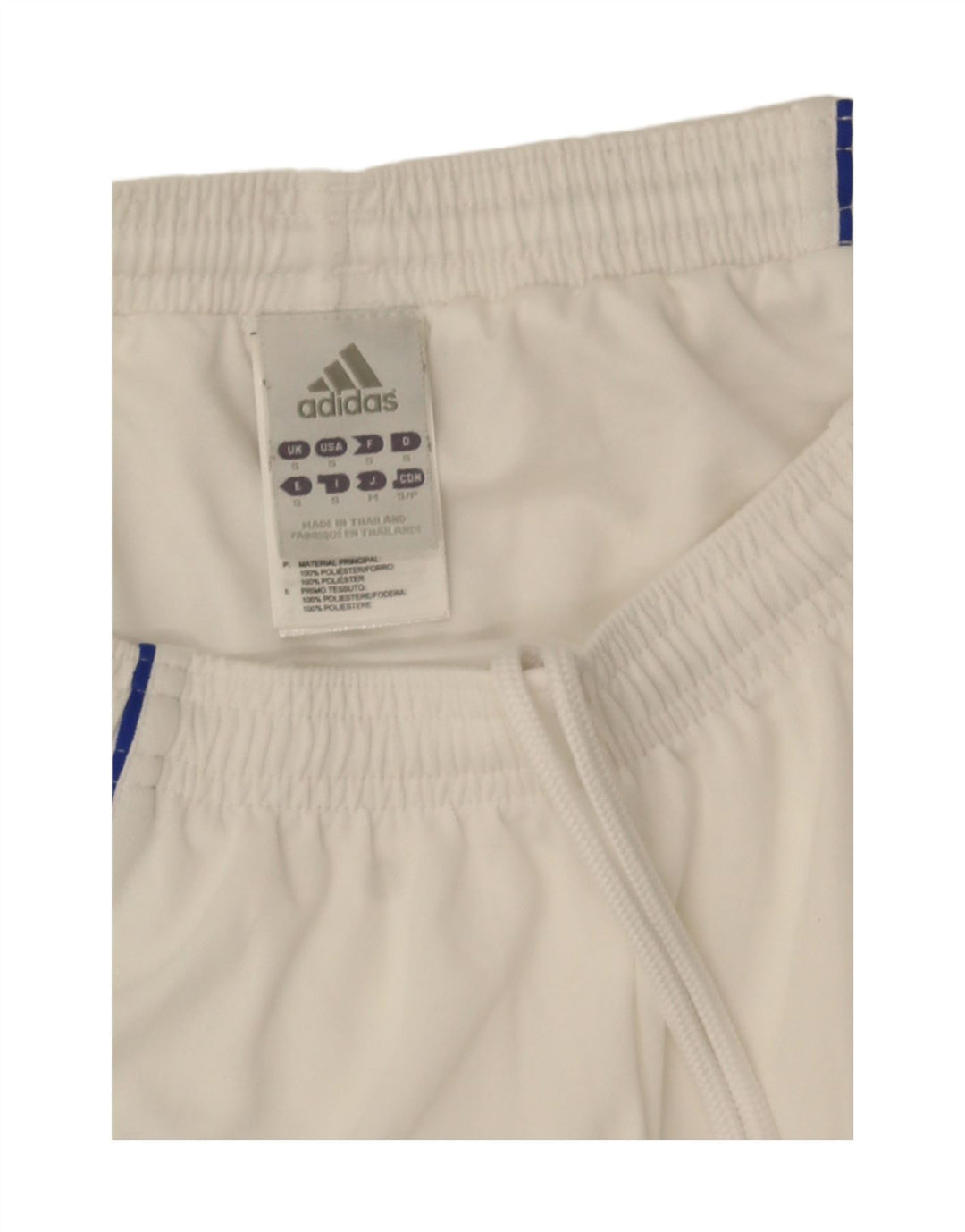 Adidas muške sportske kratke hlače Climalite male bijele boje od poliestera