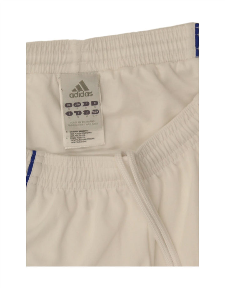 Adidas muške sportske kratke hlače Climalite male bijele boje od poliestera