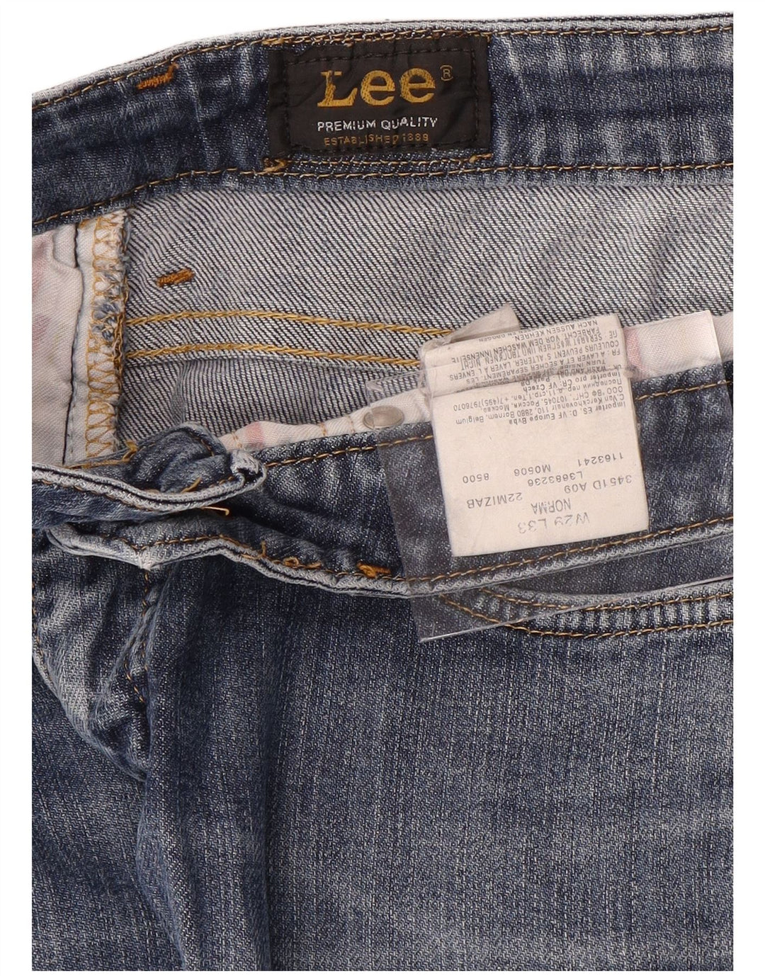 LEE ženske uske traperice Norma W29 L30 plavi pamuk