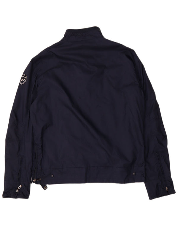 Rifle Mens Utility Jacket UK 44 2XL Navy Blue Polyamide