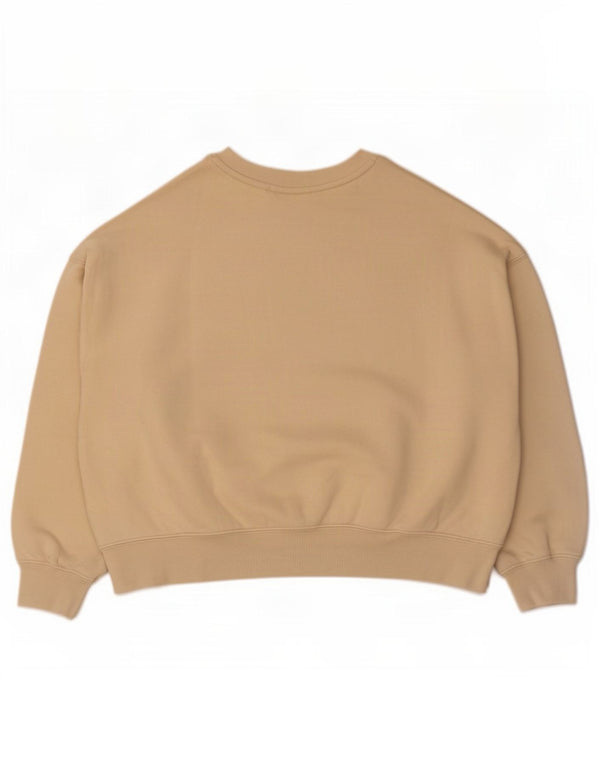 Jordan Girls Oversized Crop Sweatshirt Džemper 12-13 Years Large Bež