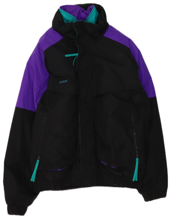 Columbia muška skijaška jakna UK 40 veliki crni Colourblock najlon