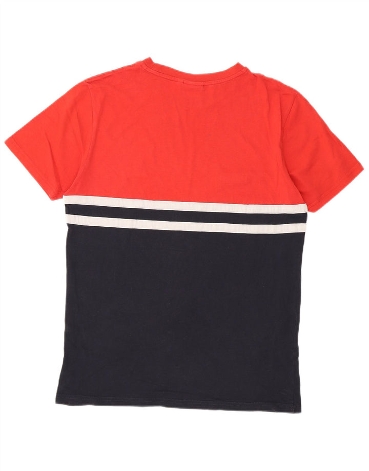 ELLESSE Muška Heritage majica kratkih rukava srednje crvene boje