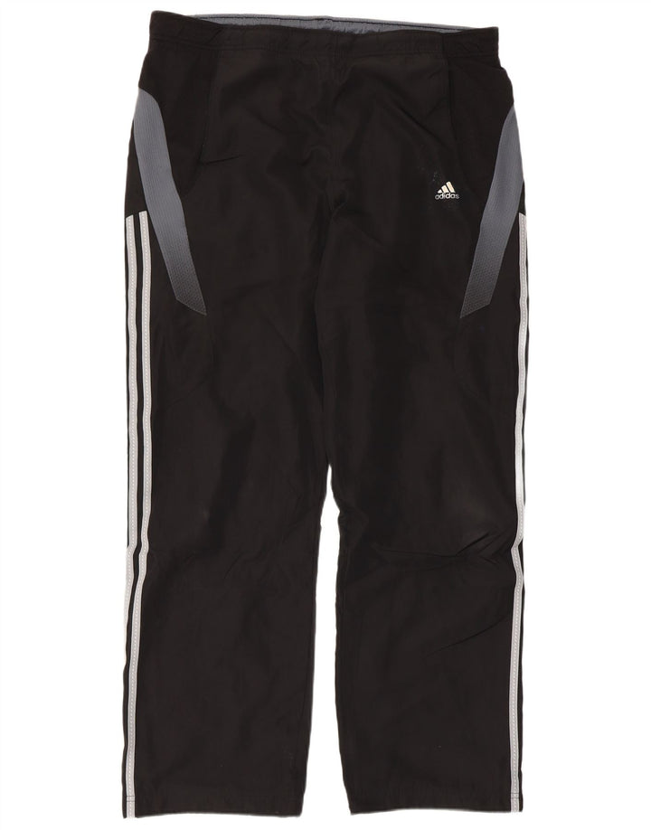 Adidas muške Climacool hlače za trenirku, velike crne poliesterske blokove