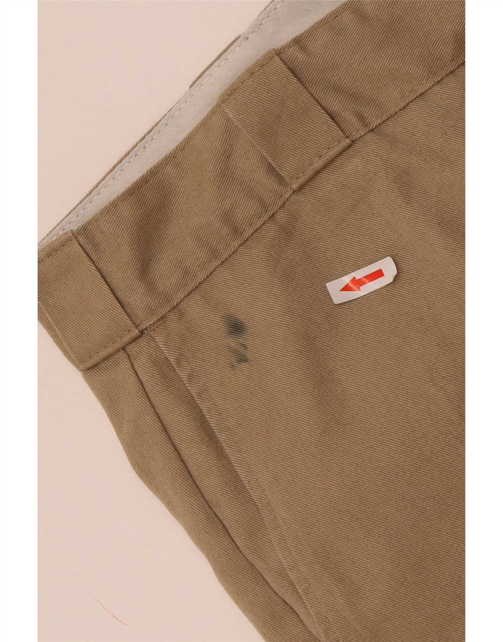 Dickies muške ravne chino hlače W40 L32 bež poliester