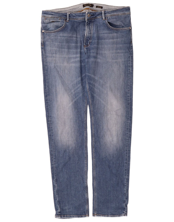 Massimo Dutti muške ravne traperice casual kroja EU 46 XL W36 L34 plave