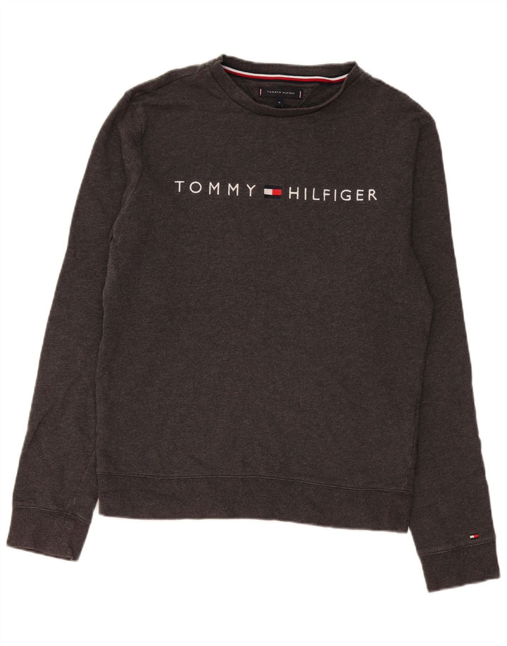 Tommy Hilfiger muška trenirka s grafičkim motivima srednje sivi pamuk