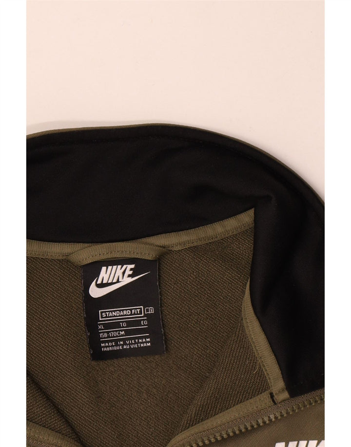 Nike Boys Trenirka Gornja jakna 13-14 godina XL kaki poliester u boji