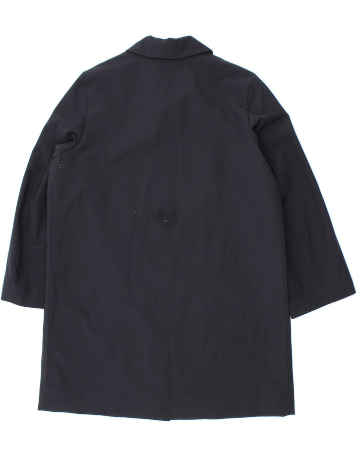 UPTOBE Womens Trench Coat IT 44 Medium Black Polyester Vintage UPTOBE and Second-Hand UPTOBE from Messina Hembry 