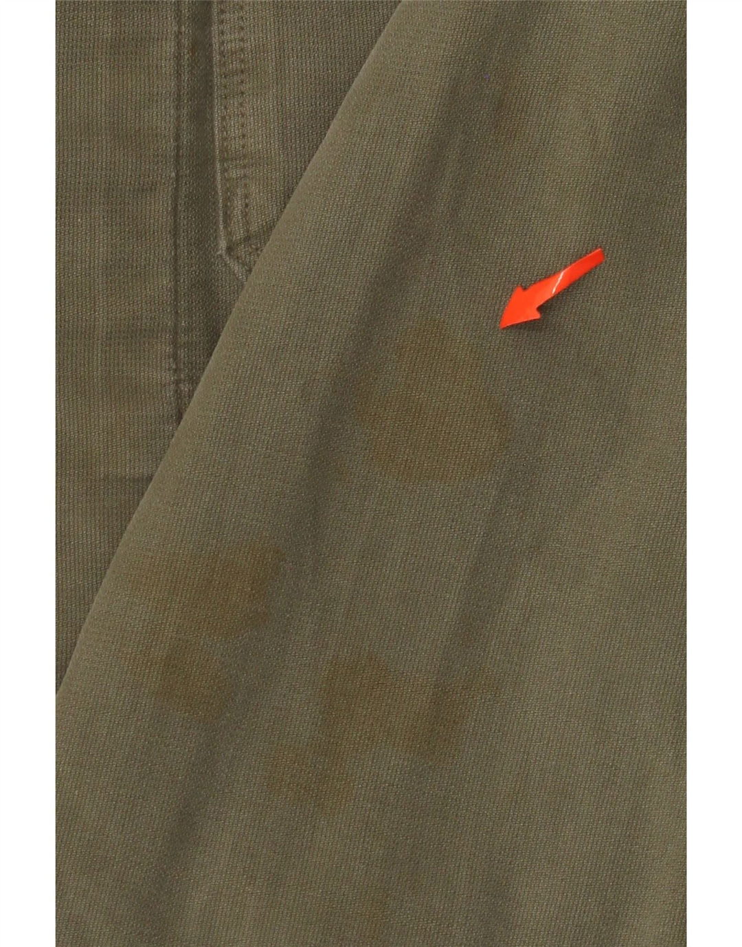 Vintage muška vojna jakna UK 36 Mala kaki boja