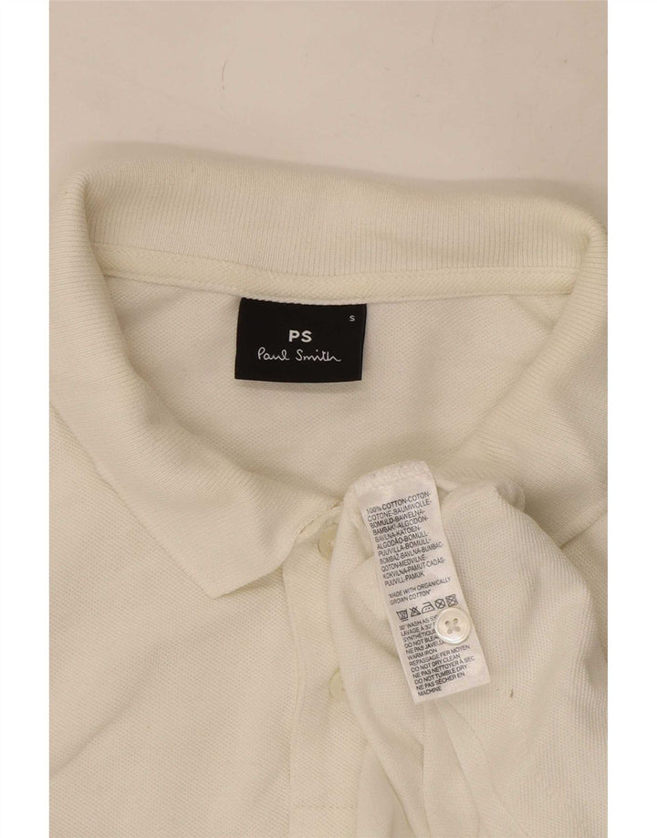 Paul Smith Muška polo majica Mala bijela pamučna