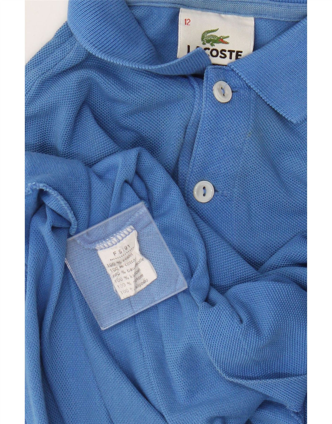 Lacoste polo majica za dječake 11-12 godina, plavi pamuk