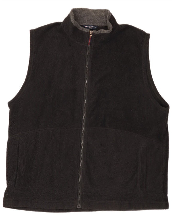 Marks & Spencer muška jakna od flisa UK 44 2XL crni poliester