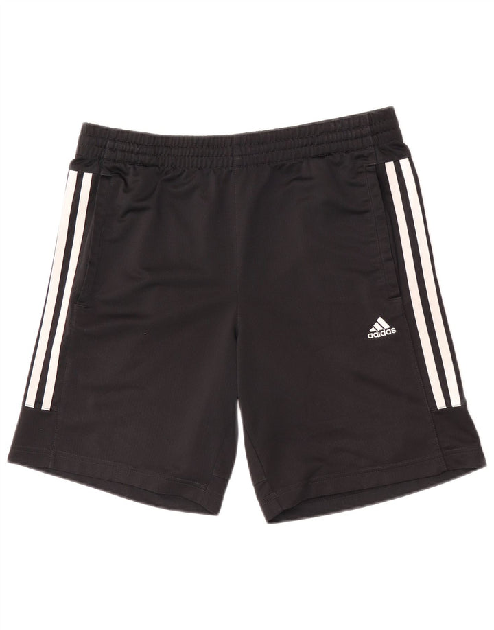 Adidas kratke sportske hlače za dječake 13-14 godina, crni poliester