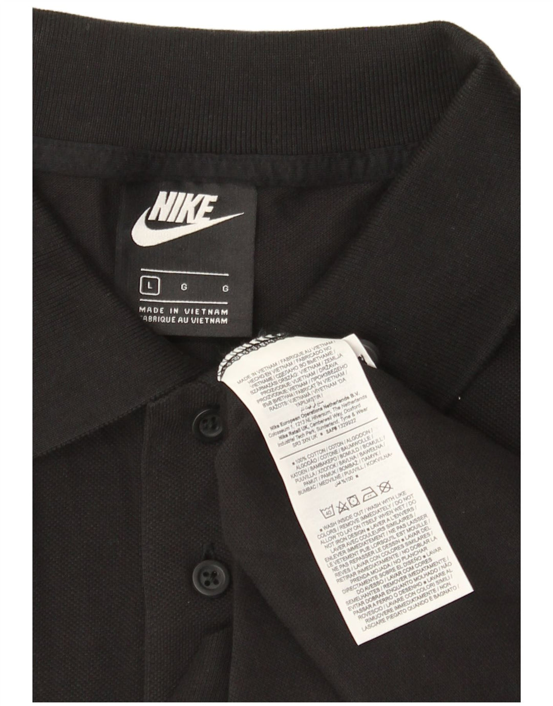 Nike muška polo majica velika crna pamučna