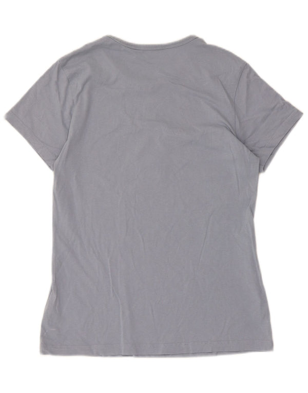 Calvin Klein Jeans Ženska grafička majica kratkih rukava UK 14 Large Grey Cotton