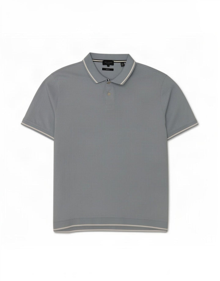 Obična muška polo majica Ted Baker, veličina 5 XL, plavi pamuk