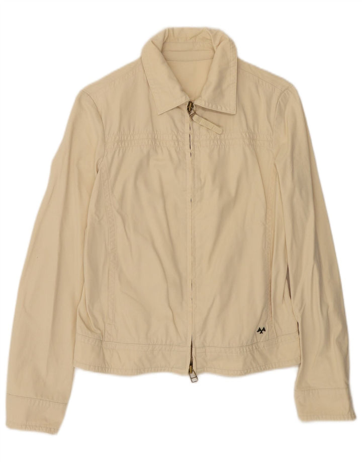 Burberry ženska bomber jakna UK 14 srednje bež pamuk