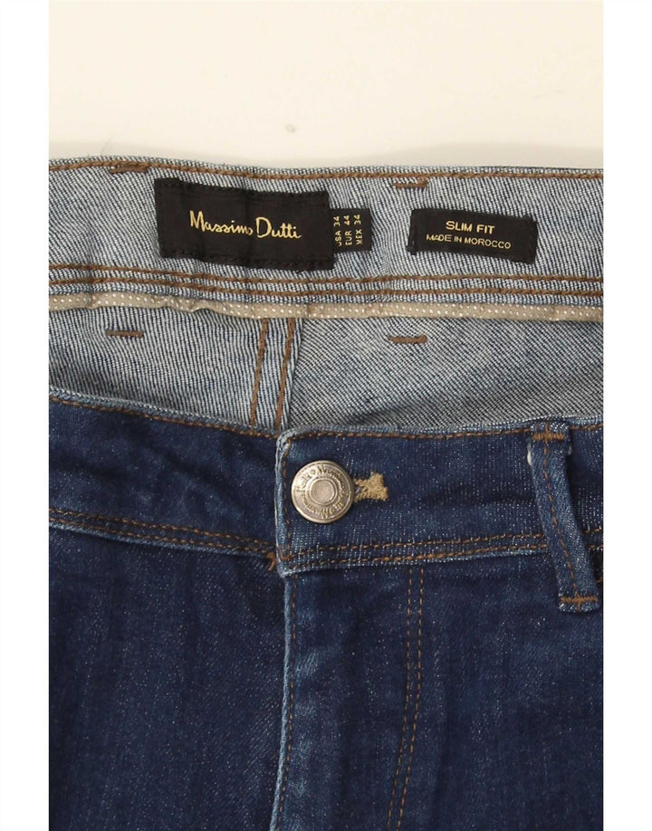 Massimo Dutti Muške uske traperice EU 44 Large W34 L30 Plave