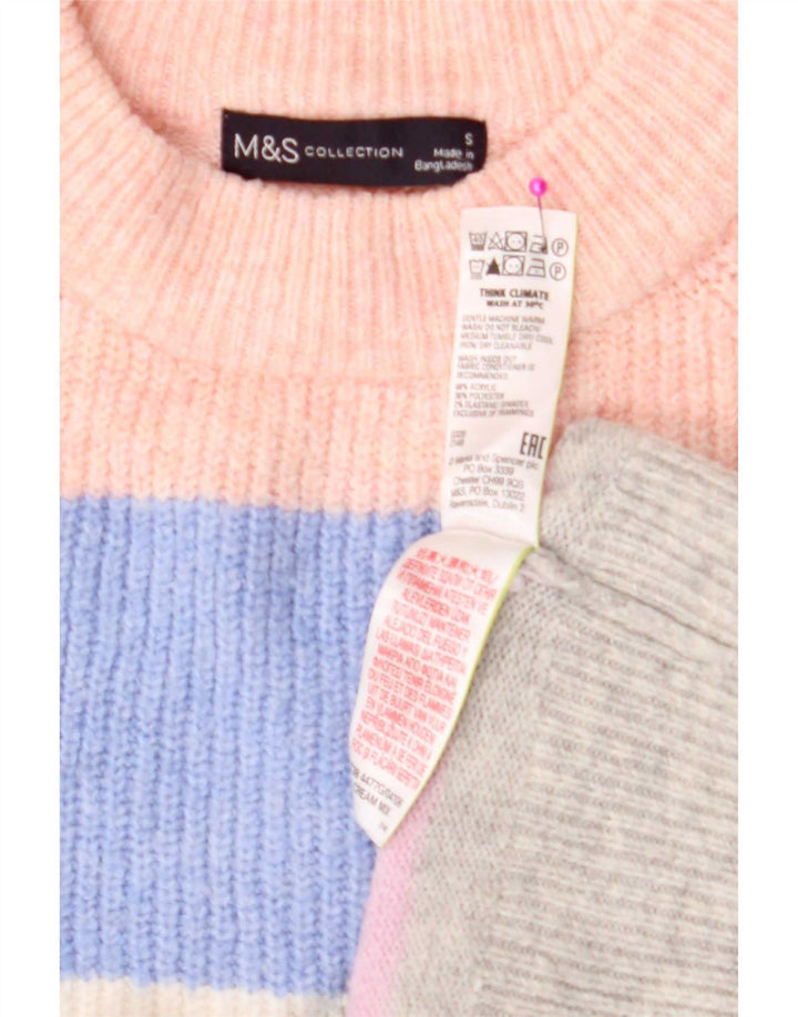 Marks & Spencer ženski džemper UK 10 Small Multicolored Striped