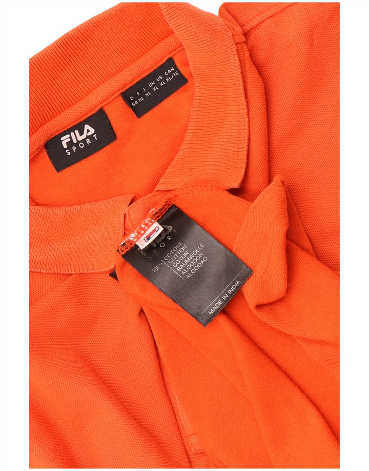 Fila muška polo majica XL narančasti pamuk