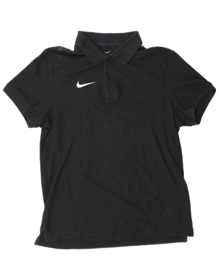 NIKE muška polo majica srednje crne pamučne boje