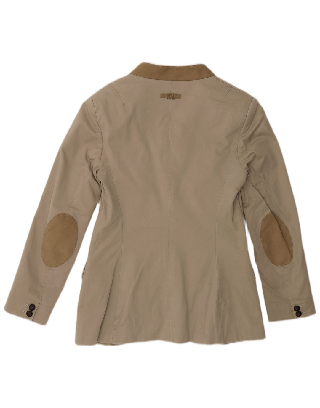 Trussardi Jeans Ženska jakna sa 2 gumba IT 46 Large Beige Cotton